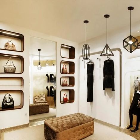 U-do Lustre Suspension Industrielle - Triangle,Carré,Cylindre - Noir (1/4)