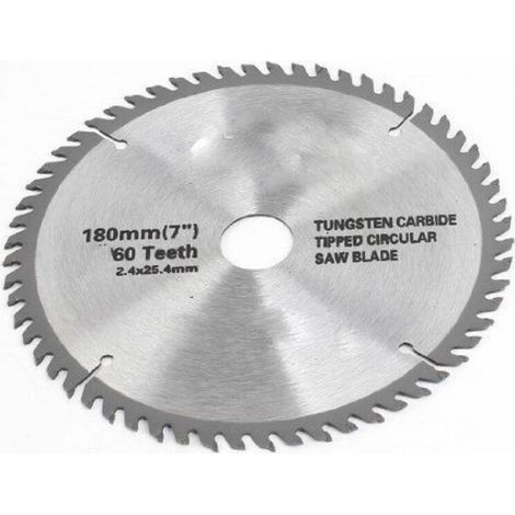 Lame De Scie Circulaire Pour Scie A Bois 180 Mm 7 Pouces 60t