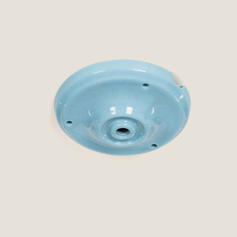 Lampenrosette Ceramy  Blau