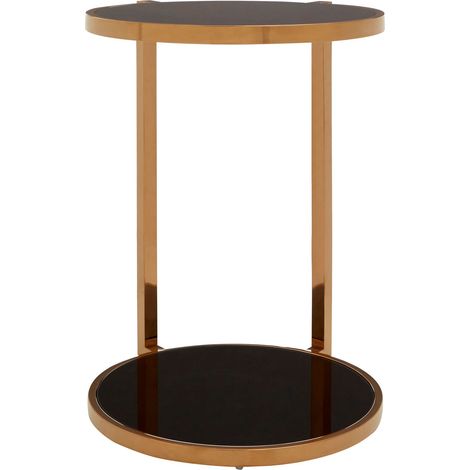 Interiors by Premier Elegant Design 2 Tier Side Table, Versatile And Durable Sidetable By Couch, Easily Maintained Lounge Table (1/5)