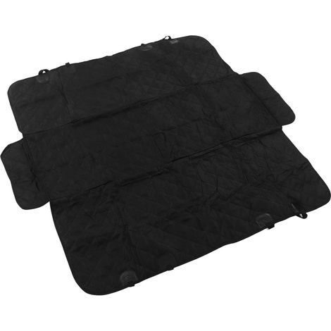Extension de siège arrière pliable pour chien, housse de siège auto imperméable noire, plateforme pour animaux de compagnie (1/5)