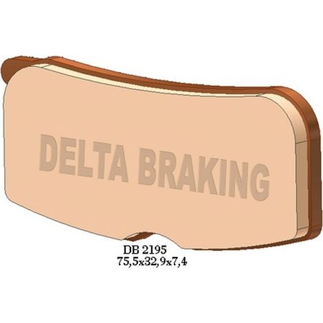 Pastillas de freno delanteras Delta para Can-Am Spyder 1000 2008