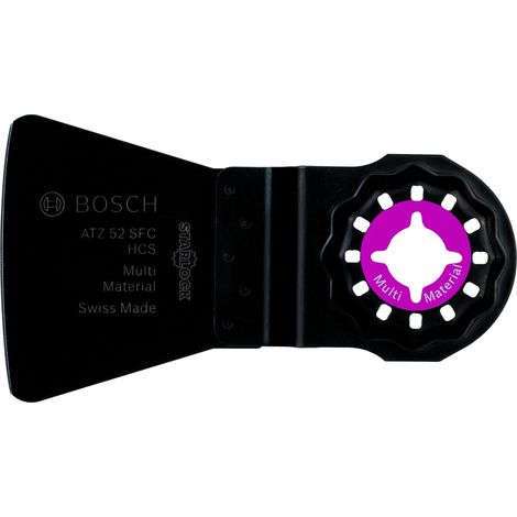 Bosch Accessories 1x Raschietto ATZ 52 SFC (Raschiamento, per raschiare i residui di silicone, adesivo, vernice, Larghezza 52 mm, accessori utensili multifunzione) (1/3)