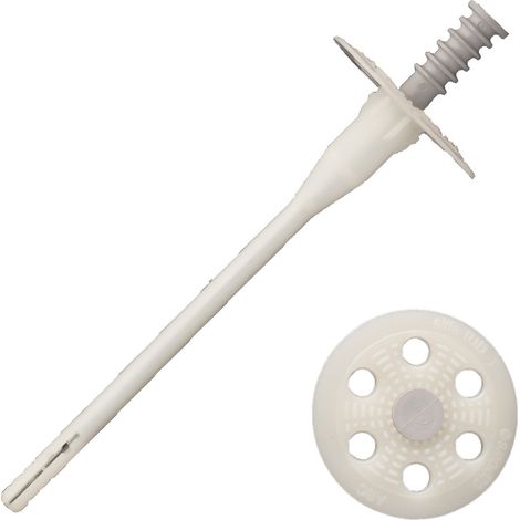 Fixation d'isolant polyvalentes à frapper clou acier FIMAX Ø8x255mm - Boite de 100