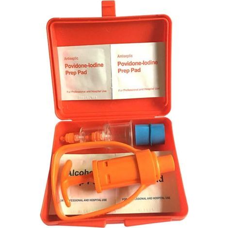 Giftextraktionspumpen-Set, Outdoor-Überlebenswerkzeug zum Entfernen von Insektenstichen und Schlangengift, Outdoor-Erste-Hilfe-Set für Bisse und Rüsselkäfer