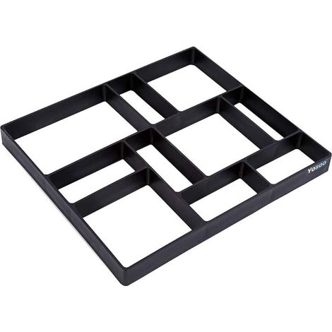 Paving Mould Concrete Garden Reusable for DIY Decoration Driveway Pavement Tiles Path Terrace 45 x 40 x 4 cm (1/5)