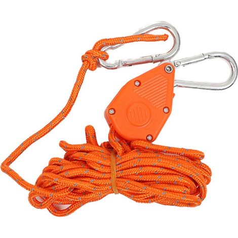 Corde de Tente Réfléchissante.4 Pièces Corde Tente Camping avec Tendeur Tente.Corde à Cliquet Réglable 4mm4m Corde Nylon Tendeur de Corde pour Le Camping Randonnée Auvent Tente Suspension (1/4)