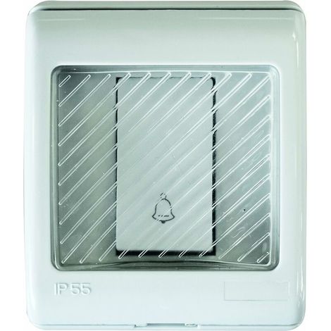 Externer Schalter – Druckknopfschalter – Wasserdichter Schalter – Wasserdichter elektrischer Knopf – Wasserdichte Druckknopfklingel 230 V – CAC0003 (1/5)