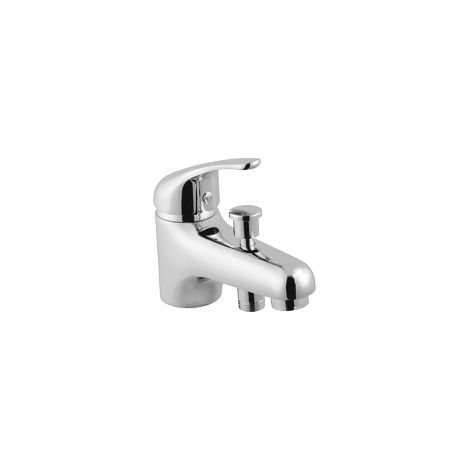 Mitigeur monotrou pour bain-douche AUGA chromé pose sur gorge cartouche céramique Ø35 mm - THEWA AGA32