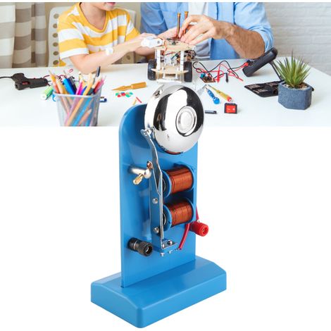 24013 Sonnette électrique - Matériel expérimental et de démonstration pédagogique en acoustique pour le collège et le lycée - Instrument scientifique et éducatif - Vertical (1/5)