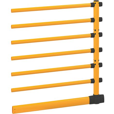 BLACK BULL FLEX+ Rammschutz-Geländer High-Line mit Unterfahrschutz Mittel-Erweiterung (1/5)