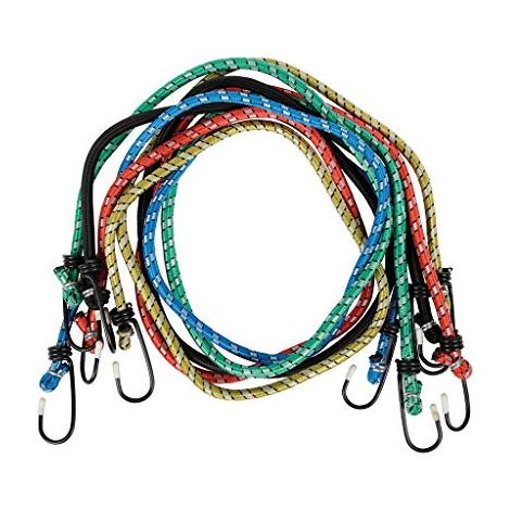 COGEX - TENDEURS - LONGUEUR: 1M - 5 PIèCES - AVEC CROCHETS EN ACIER - ACIER PEINT EN NOIR - COULEURS TENDEURS: ROUGE ET VERT - U (1/3)