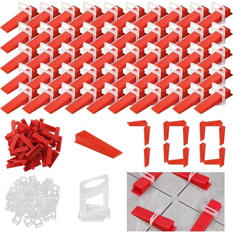 700 Pièces Croisillon Autonivelant 3mm Croisillon Carrelage Autonivelant Croisillon Autonivelant Cale Carrelage Kit de Nivellement pour Carrelage Pour Carrelage Sol Carreaux de mur