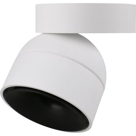 Adosado tilt UKU4 Corte de fase L,C LED COB 7W 881lm(728lm)/913lm(712lm)/954lm(759lm) CRI90 2700K/3000K/4000K 36º Blanco Negro