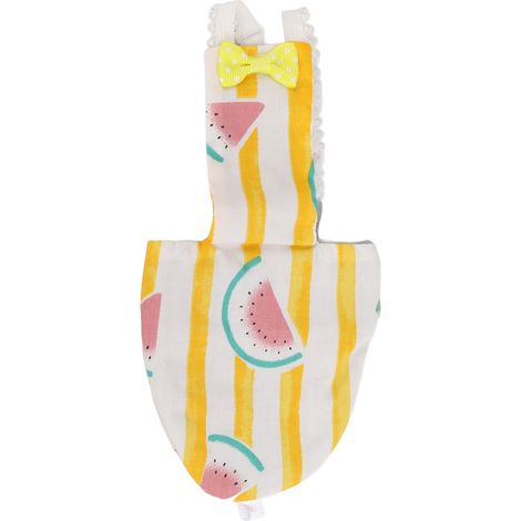 Waschbare Vogelhose – Wiederverwendbarer Fluganzug für Wellensittiche, Nymphensittiche und afrikanische Papageien, Wassermelonenmuster, 13,5 x 6,8 cm (1/5)