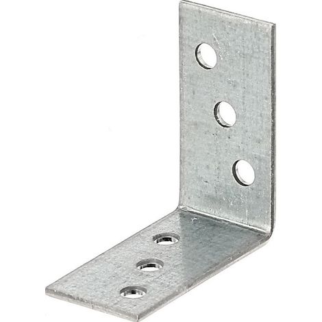 Conexión escuadra 40x40x40mm No de orificios8 S.2mm GAH (Por 50)