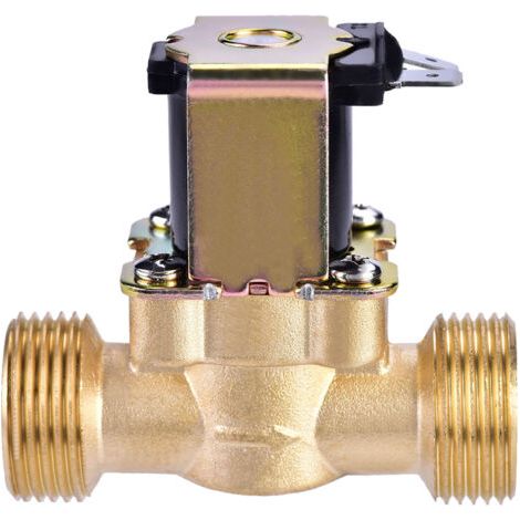 Électrovanne magnétique en laiton 3/4\
