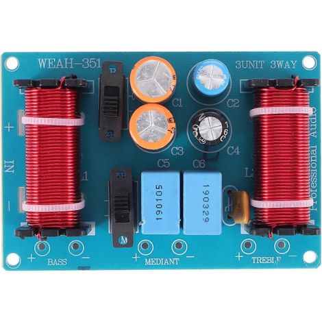 150W Enceinte Filtre de Fréquence pour 4-11 Inch Bookshelf Enceintes (1/5)