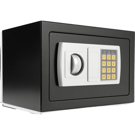 Coffre-fort de sécurité, serrure électronique, design compact, 8.5L-20E (1/2)