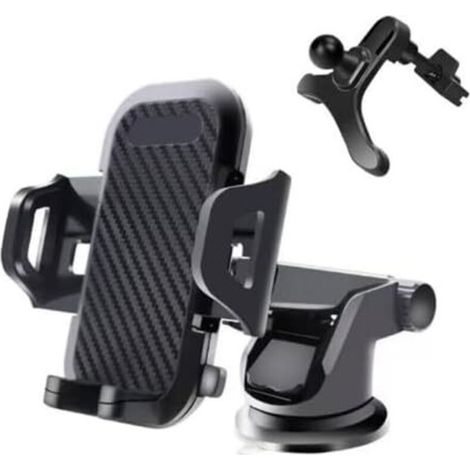 RHG Prise en charge du téléphone mobile pour le pare-brise / tableau de bord du téléphone portable pour une rotation à 360 degrés, support universel avec Allview x3 Soul Mini