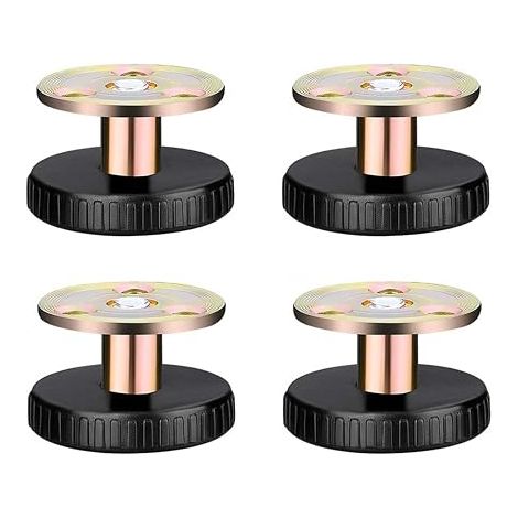 4 pièces pieds de meubles réglables, auto-adhésifs, pour lit chaise table armoire canapé (27-40 mm) (1/5)
