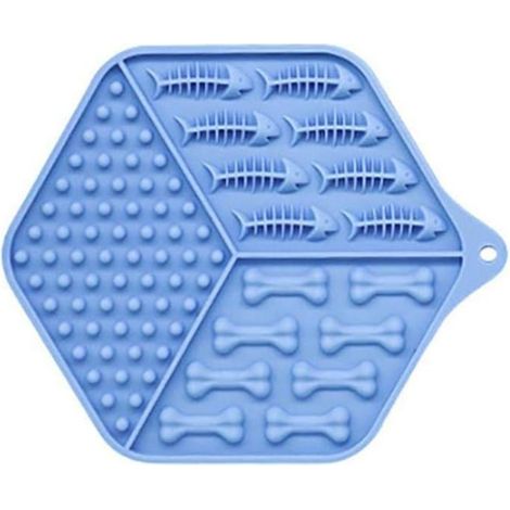 Tapis à lécher pour chien, à lécher pour chien, tapis à lécher en silicone pour chien avec ventouse (1/5)