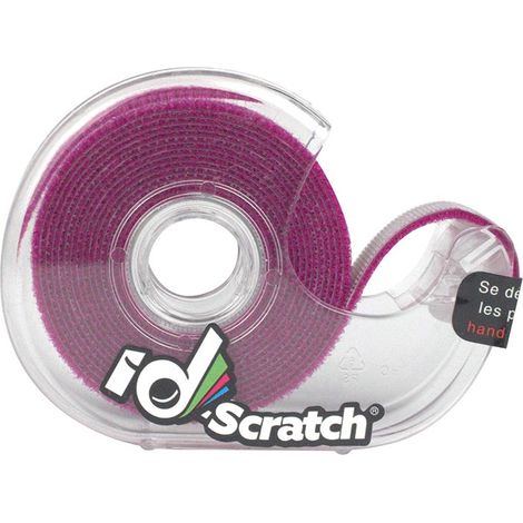 Klettband Rolle 2m x 2cm - Farbe Violett-Rot (1/4)