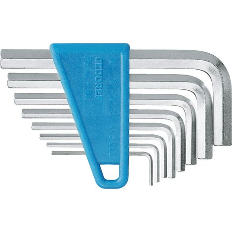 Gedore 6352000 Innen-Sechskant Winkelschraubendreher-Set 2 mm, 2.5 mm, 3 mm, 4 mm, 5 mm, 6 mm, 8 mm, (1/2)