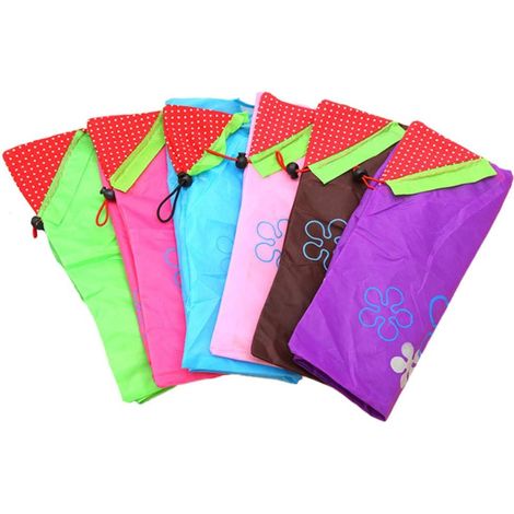 de 6 sacs de courses pliables en nylon grande capacité