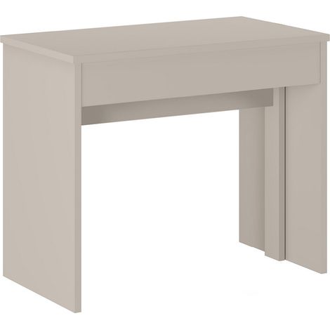 Consolle tavolo allungabile 12 coperti 6 prolunghe Beige - ONEGA (1/5)