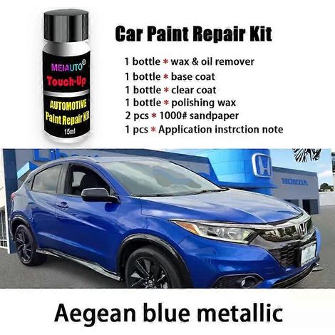 Kit de réparation de peinture automobile fantastique en 2 pièces pour HONDA HR-V : stylo retouche, correcteur de rayures et accessoires d'entretien. (1/5)