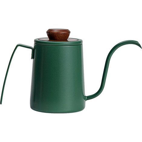 Pots de brassage manuels fiables, becs longs et-vert foncé (1/5)