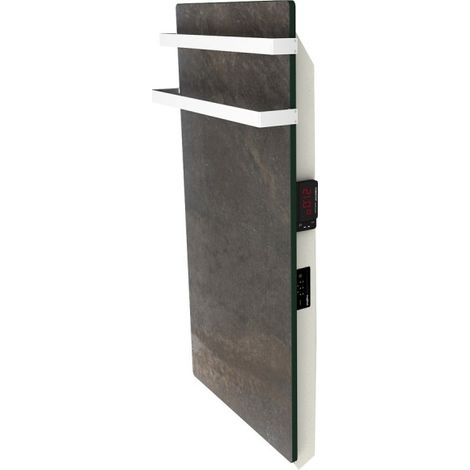 Sèche-serviettes soufflant 1700W avec soufflerie 1000W – Détection fenêtres ouvertes – Programmation hebdomadaire – IP24 – Valderoma (1/3)