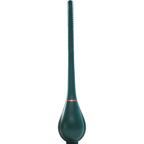 Brosse de toilette autonettoyante facile à utiliser à poils doux à long manche pour salle de bain, dortoir, mur, carrelage, nettoyage de salle de bains (1/5)