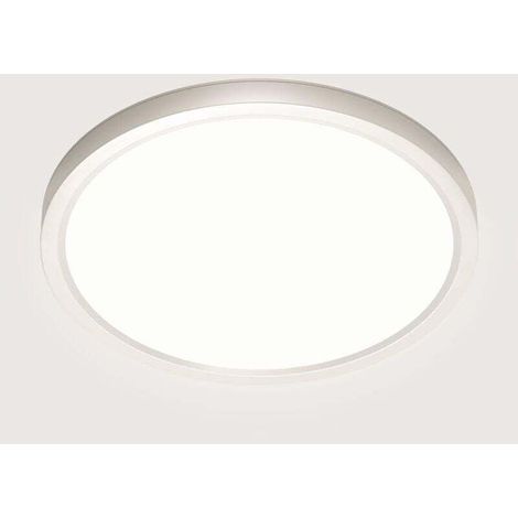 Plafoniera a LED, XU, 28W 4500K, moderna lampada da soffitto a LED per la stanza, bianco neutro, impermeabile IP44, 22 cm, adatta per bagno, camera da letto, cucina, soggiorno, balcone, corridoio [Cla (1/4)