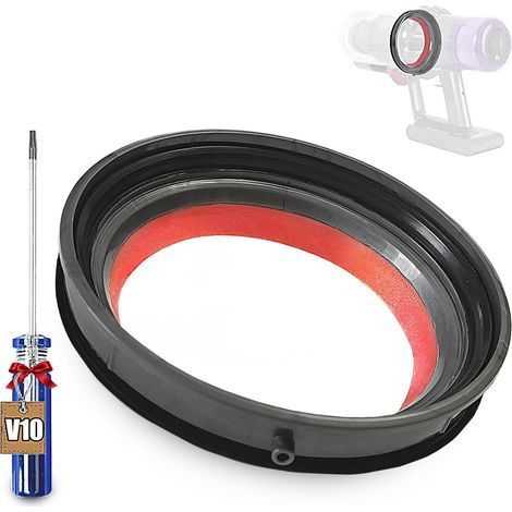 Anello di tenuta fisso per aspirapolvere Dyson V10 SV12, accessorio di ricambio, contenitore della polvere fisso con cacciavite Torx (1/5)