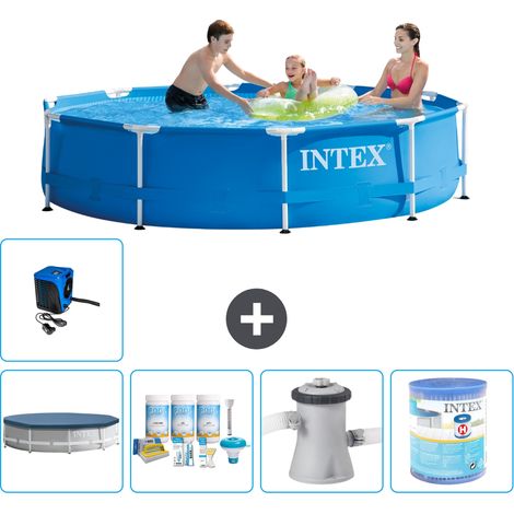 Intex Piscine Tubulaire Ronde - 305x76 cm - 6-pièces S31489 (1/5)