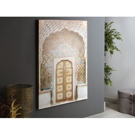 Bedruckte Leinwand Porticon Farben 50% Öl 90X120 Cms. 90X3X120 Cms