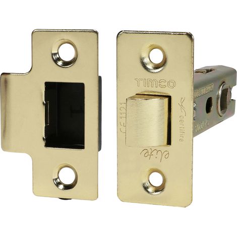 TIMCO Tubular Latch Electro Brass - 76mm
