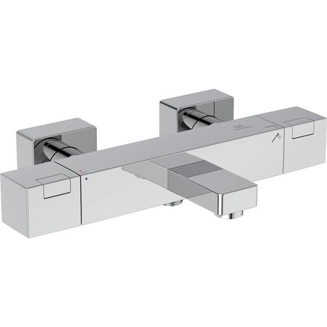 Thermostat de baignoire IS AP Ceratherm C100 Carré Chromé