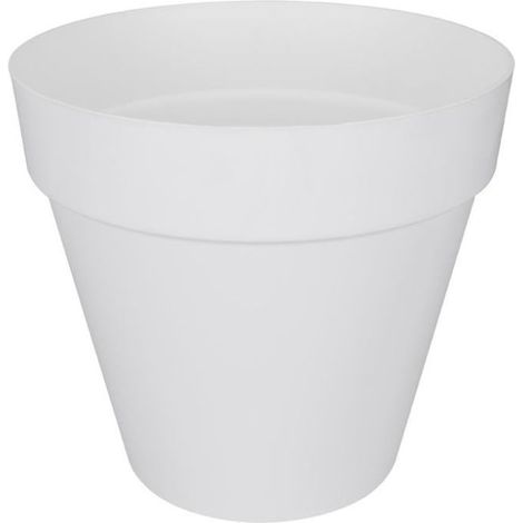 Elho Pflanztopf Loft Urban Ø 40 x 35 cm weiß Kunststofftöpfe