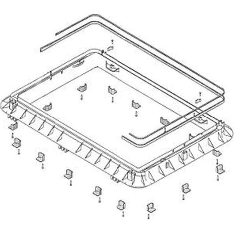 Montagekeile Midi Heki 53 bis 60 mm - Dometic
