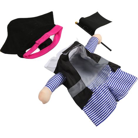 Costume de pirate pour chien, imprimé dessin animé mignon et tendance, taille XL. (1/5)