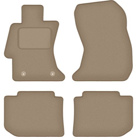 Tappetini auto in velluto per: Subaru Impreza IV hatchback, berlina (2011-2016) beige (1/5)