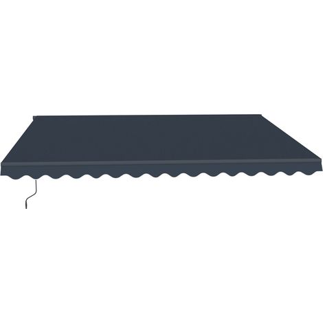 Aluminium-Markise "Ombra 4" - 395 x 300 cm - Grau (1/4)