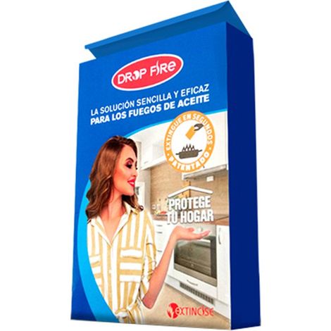 Solucion para extinguir fuegos de aceite drop fire (1/2)