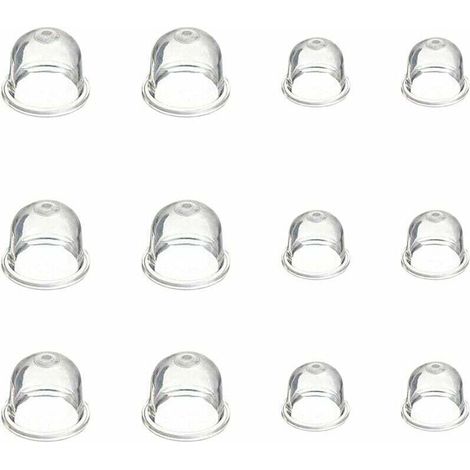Accessoires de Carburateur 12 Pièces Carburateur Pompe Ampoule 19 mm et 22 mm Poire Pompe Amorcage pour Debroussailleuse Souffleur Tondeuse-DOU