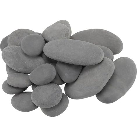 Lot de 25 galets à peindre, 3-5 cm, 5-8 cm, 8-10 cm, pierres décoratives naturelles pour bricolage, décoration (1/5)