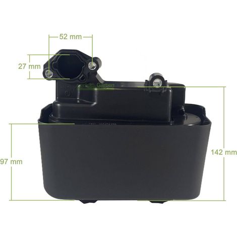 Boîtier de filtre à air + filtre à air pour moteur Loncin LC1P88F / 180020633-0001 (1/5)