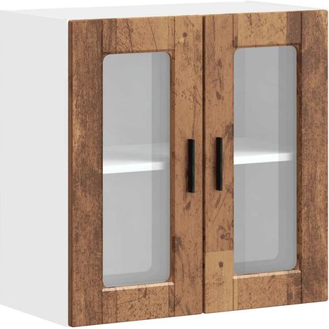 Maison Exclusive - Armario de pared para cocina puerta cristal Po